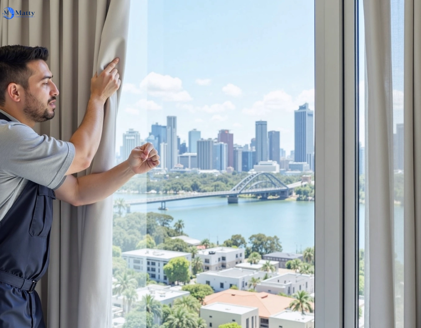 Professional curtain steam cleaning service little-bay-nsw QLD by Matty Curtain Cleaning